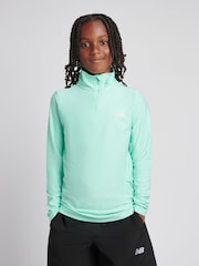 New Balance Athletics sportiniai viršutiniai drabužiai su užtrauktuku ir piltuvėlio formos apykakle - 1 paveikslėlis iš 5