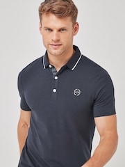 Armani Exchange Tipped Polo Shirt - Image 3 of 4