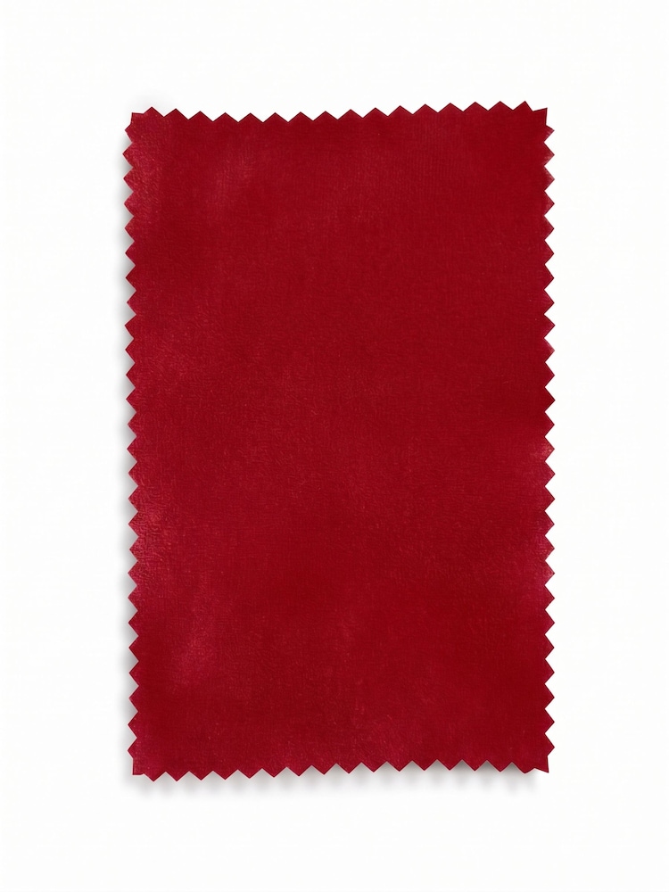 Soft Velvet Red Lucca Swivel Accent Chair - Image 8 of 8