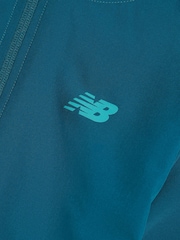 New Balance Blue Essential Full Zip Hoodie - Image 3 of 3