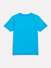 New Balance Blue Stacked Logo T-Shirt - Image 2 of 3
