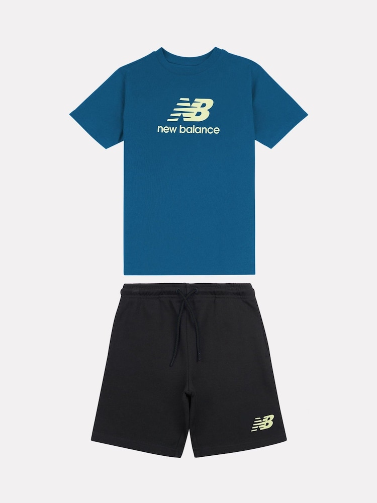 New Balance футболка и шорты с логотипом комплект - Изображение 1 3 New Balance футболка и шорты с логотипом комплект - Изображение 1 3