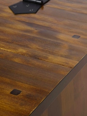 Laura Ashley Dark Chestnut Garrat 9 Drawer Coffee Table - Image 5 of 5