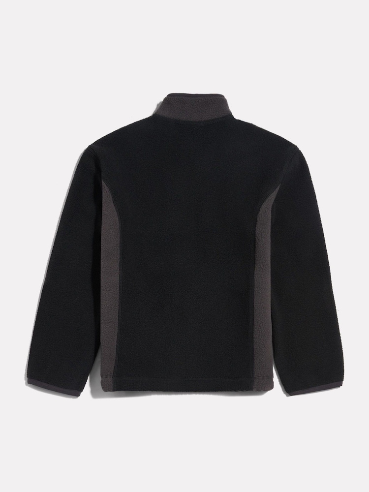 New Balance Black Borg Full Zip Funnel Jacket - Image 2 of 3