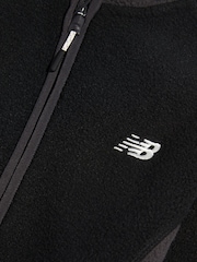 New Balance Black Borg Full Zip Funnel Jacket - Image 3 of 3