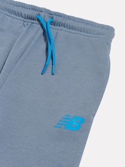 New Balance Blue French Terry Logo Hoodie Jogger Set - Image 5 of 6