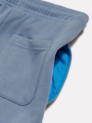 New Balance Blue French Terry Logo Hoodie Jogger Set - Image 6 of 6