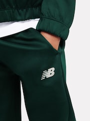New Balance Green Full Zip Funnel Jackets & Joggers Set - Image 5 of 10