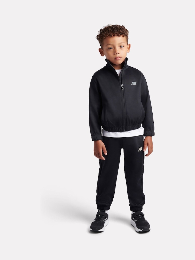 New Balance Black Full Zip Funnel Jackets & Joggers Set - Image 1 of 10 New Balance Black Full Zip Funnel Jackets & Joggers Set - Image 1 of 10