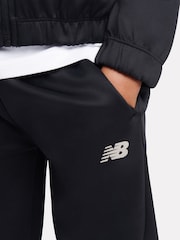 New Balance Black Full Zip Funnel Jackets & Joggers Set - Image 5 of 10
