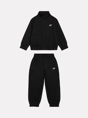 New Balance Black Full Zip Funnel Jackets & Joggers Set - Image 6 of 10