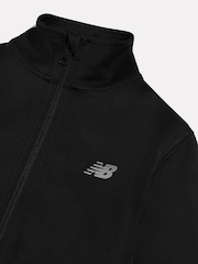 New Balance Black Full Zip Funnel Jackets & Joggers Set - Image 9 of 10