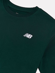 New Balance Green Jersey Small Logo T-Shirt - Image 3 of 3