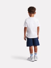 New Balance White Athletics Graphic T-Shirt & Shorts Set - Image 3 of 8