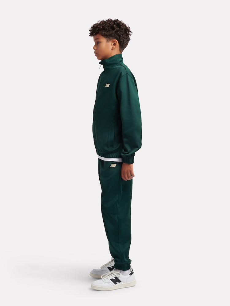 New Balance Green Quarter Zip Funnel & Joggers Set - Image 2 of 10 New Balance Green Quarter Zip Funnel & Joggers Set - Image 2 of 10