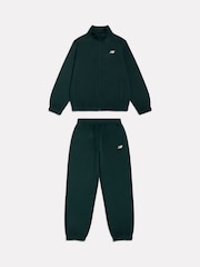 New Balance Green Quarter Zip Funnel & Joggers Set - Image 6 of 10