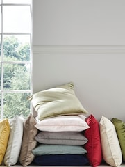 Laura Ashley Silver Square Nigella Cushion - Image 2 of 3