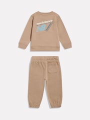 New Balance Running French Terry Crew & Joggers Set - Larawan 1 ng 4