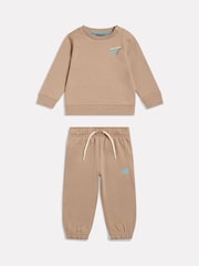 New Balance Running French Terry Crew & Joggers Set - Larawan 2 ng 4
