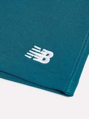 Bleu - New Balance French terry Small Logo Shorts - Image 3 de 3