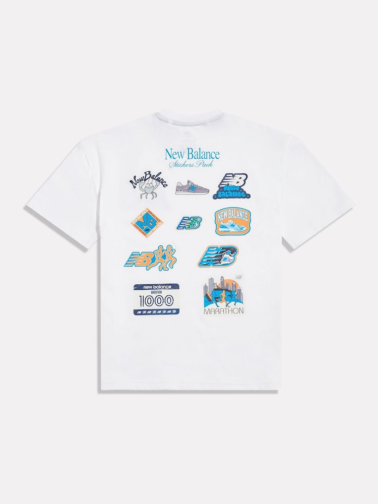 T-shirt graphique New Balance Balance Lot - Image 2 de 4