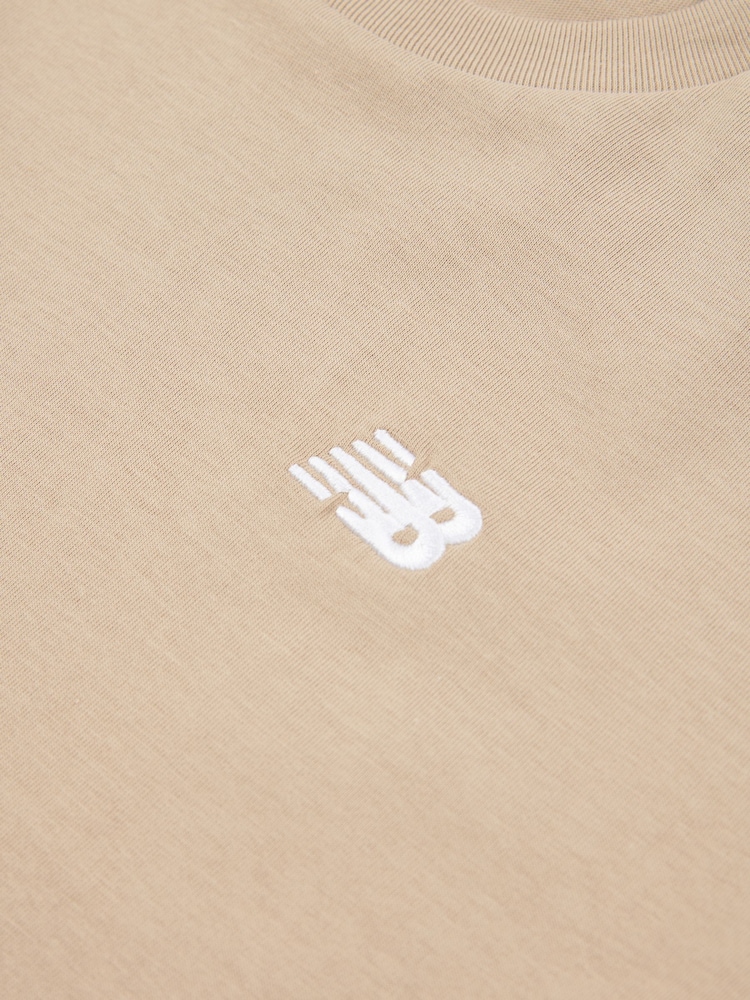大地色 - New Balance Jersey Small Logo T 恤 - 圖片 3，共 3
