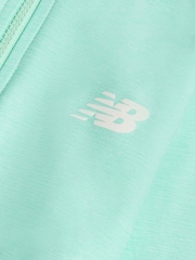 Žalia - „New Balance Athletics“ sportinė palaidinė su užtrauktuku ir piltuvėlio formos užtrauktuku - 3 paveikslėlis iš 3