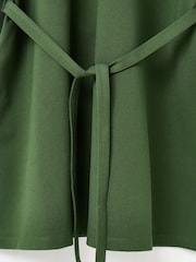 Oliver Bonas Green Frill Collar Mini Shirt Dress - Image 8 of 8
