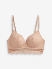 Pink Pad Non Wire Lace Bra - Image 2 of 2