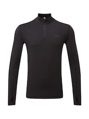 Tog 24 Black Snowdon Thermal Quarter Zip Saga T-Shirt - Image 3 of 3