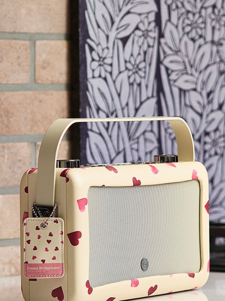 View Quest Cream Emma Bridgewater Pink Hearts Hepburn Voice Speaker - Image 1 of 1