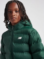 New Balance Green Bond Quilted Jacket - Image 4 of 5