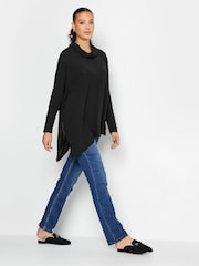 Long Tall Sally Black Hanky Hem Top - Image 3 of 4