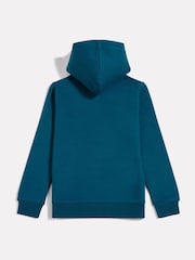 Sudadera con capucha, diseño cepillado en la parte trasera y logo apilado de New Balance - Imagen 2 de 3