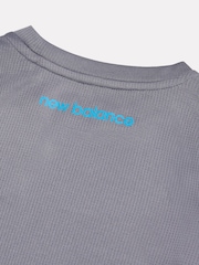 Grå - New Balance Basisplagg Athletic t-skjorte - Bilde 3 av 4