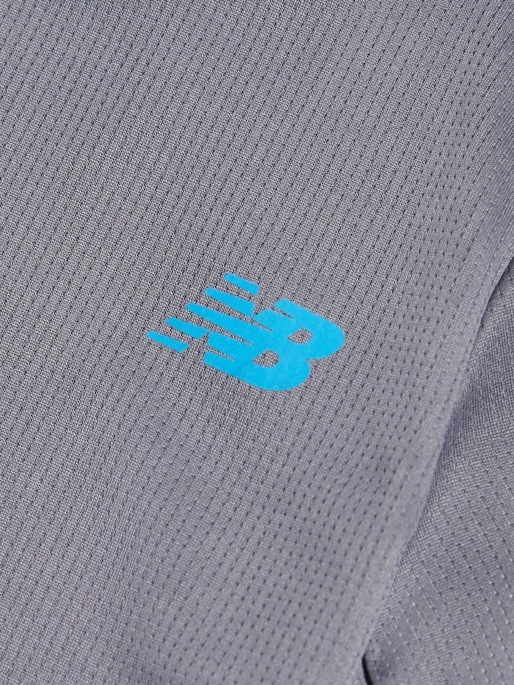 Grå - New Balance Basisplagg Athletic t-skjorte - Bilde 4 av 4