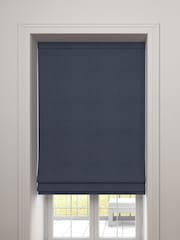 Indigo Blue Soho Made To Measure Roman Blind - Image 1 of 6