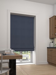 Indigo Blue Soho Made To Measure Roman Blind - Image 3 of 6