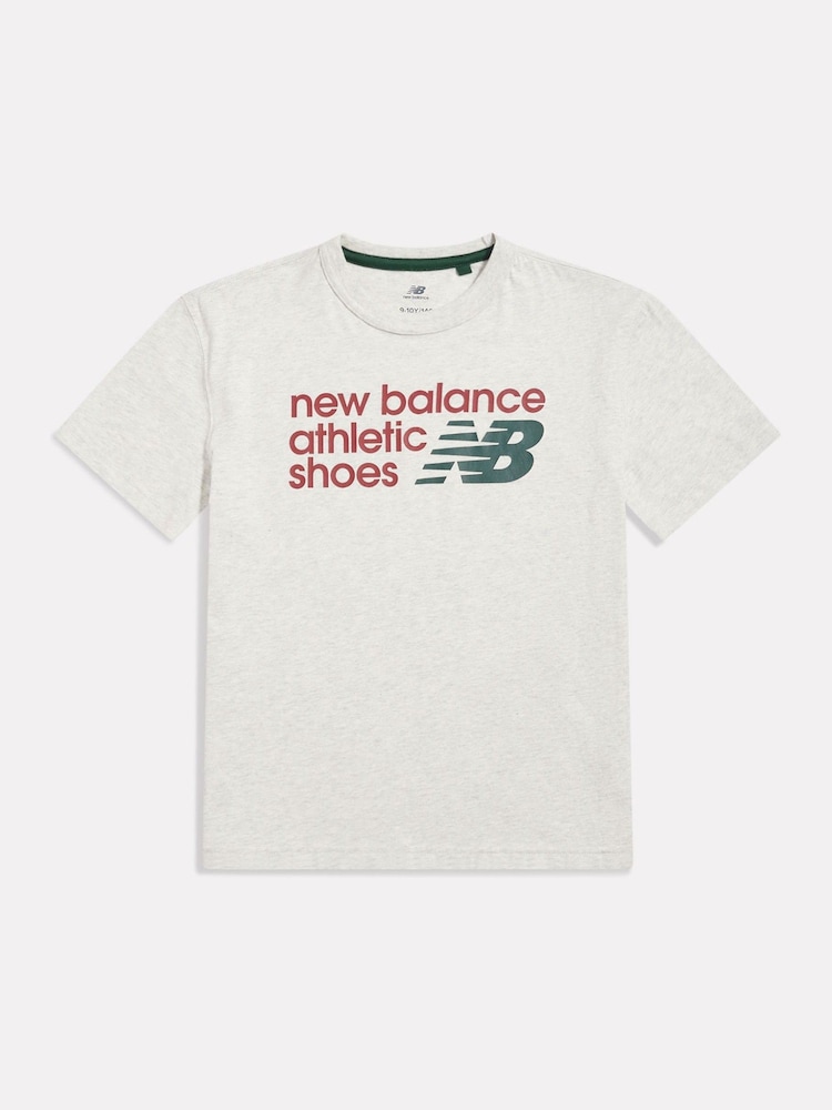 Tricou cu logo premium New Balance Athletics - Imaginea 1 din 3
