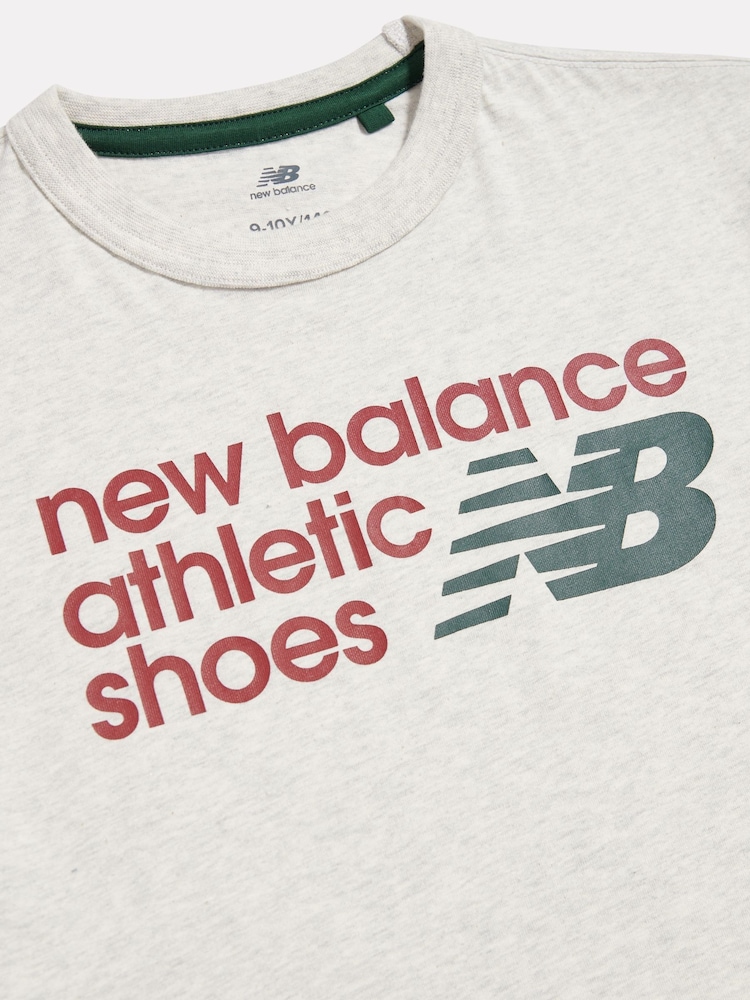 Tricou cu logo premium New Balance Athletics - Imaginea 3 din 3