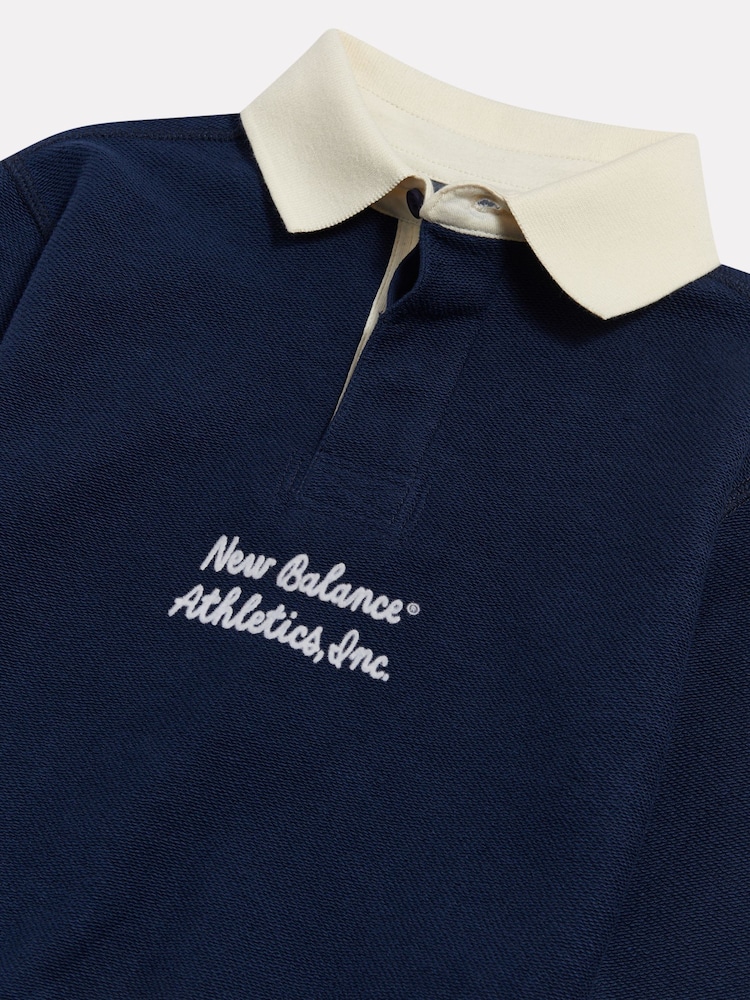 New Balance Blue Athletics Inc. Collegiate Rugby Sweatshirt - Image 3 of 3 New Balance Blue Athletics Inc. Collegiate Rugby Sweatshirt - Image 3 of 3
