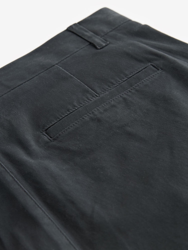 Grey Charcoal Skinny Fit Stretch Chino Trousers - Image 8 of 9