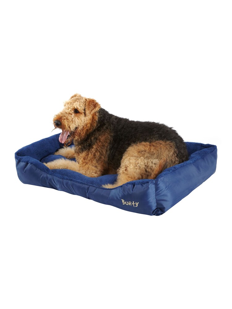 Bunty Blue Deluxe Soft  Washable Dog Bed - Image 1 of 2