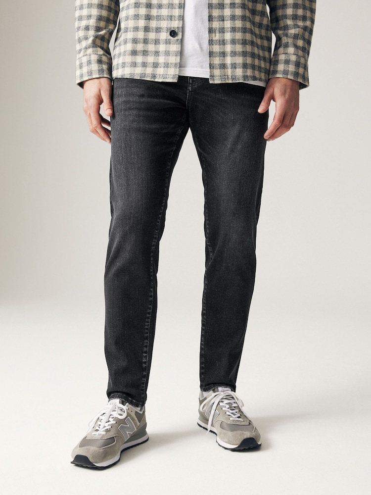Black Power Stretch Jeans - Image 1 of 8
