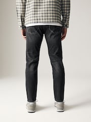 Black Power Stretch Jeans - Image 3 of 8