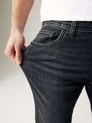 Black Power Stretch Jeans - Image 5 of 8