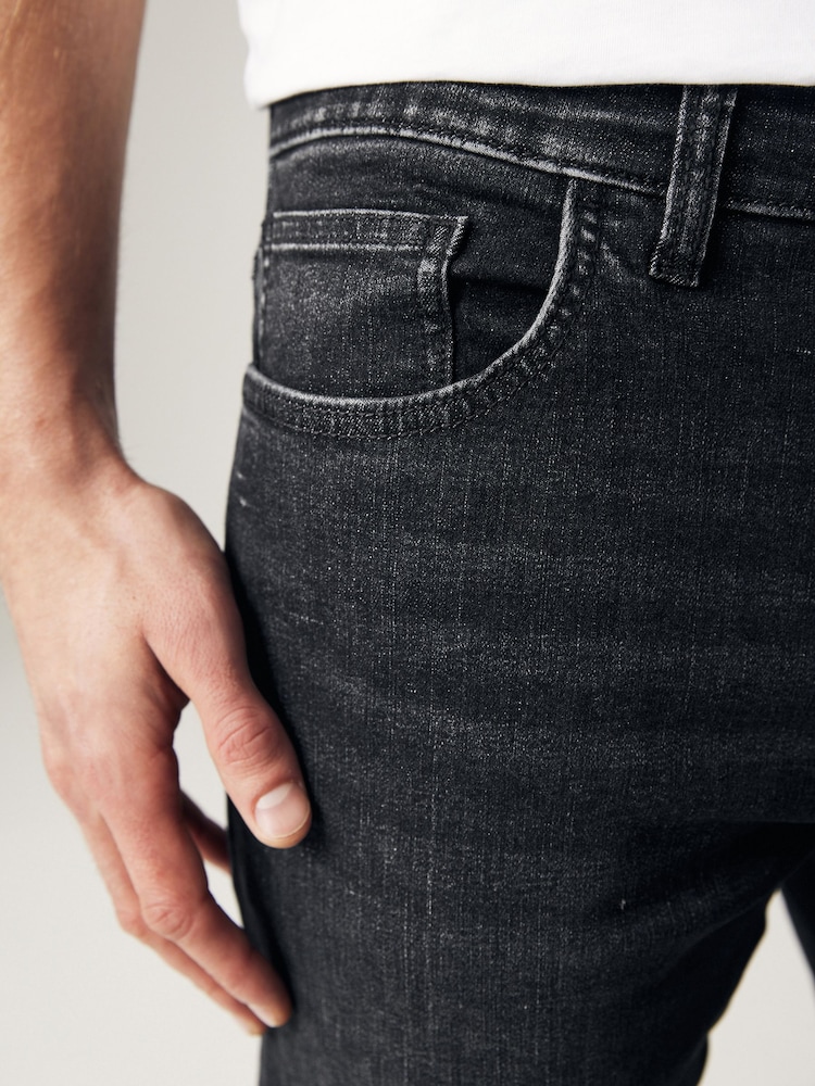 Black Power Stretch Jeans - Image 8 of 8