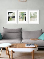East End Prints Set of 3 Green Wall Prints Set by Dan Hobday - Image 1 of 2