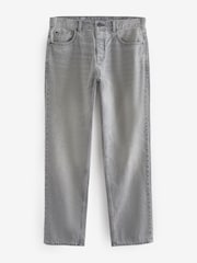 Grey Straight Fit 100% Cotton Authentic Jeans - Image 6 of 10