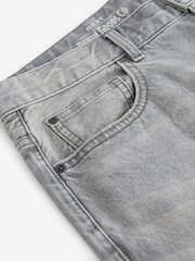 Grey Straight Fit 100% Cotton Authentic Jeans - Image 8 of 10